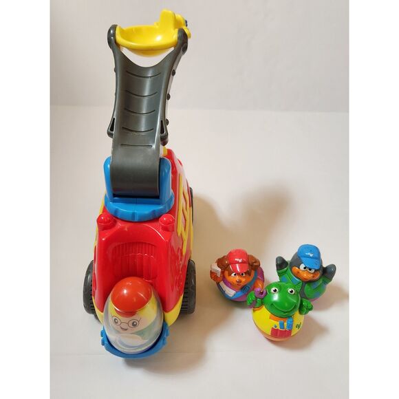 Weebles firetruck 4 weeble characters lot - Picture 3 of 6